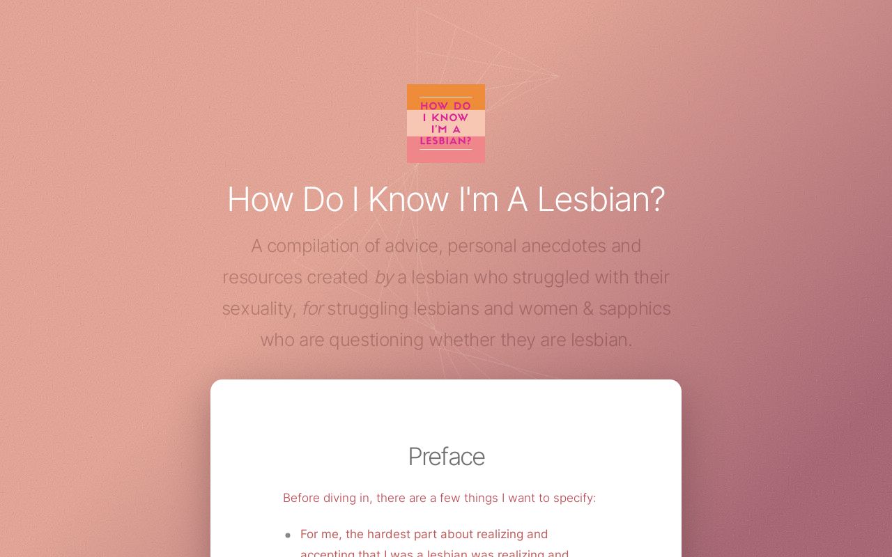 How Do I Know I M A Lesbian